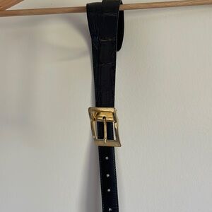 Vintage Authentic Crocodile Belt